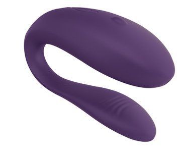 Недорогий вібратор для пар We-Vibe Unite Purple, однокнопковий пульт ДК &mdash; купити в інтим-бутику EroticToys