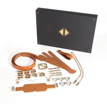 БДСМ-набір LOCKINK Bondage & Restraint Brown Set &mdash; купити в інтим-бутику EroticToys