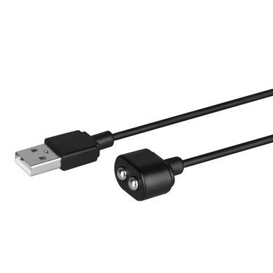 Зарядка (запасний кабель) для іграшок Satisfyer USB charging cable Black (відкрите паковання!!!) &mdash; купити в інтим-бутику EroticToys