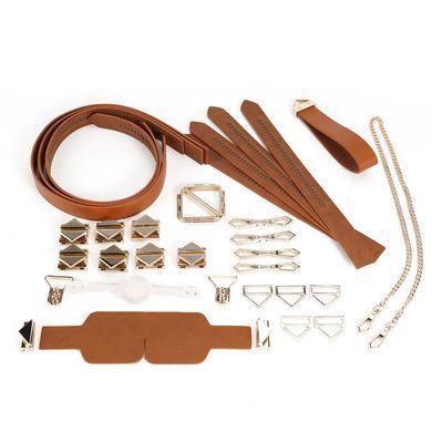 БДСМ-набір LOCKINK Bondage & Restraint Brown Set &mdash; купити в інтим-бутику EroticToys