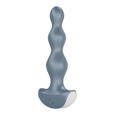 Анальний стимулятор-намистини з двома моторами Satisfyer Lolli-Plug 2 ice blue &mdash; купити в інтим-бутику EroticToys