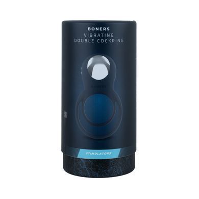 Ерекційне кільце Boners Vibrating Double Cock Ring &mdash; купити в інтим-бутику EroticToys