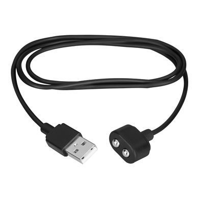 Зарядка (запасний кабель) для іграшок Satisfyer USB charging cable Black (відкрите паковання!!!) &mdash; купити в інтим-бутику EroticToys