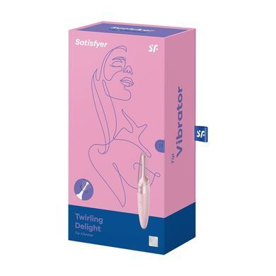 Вібратор для клітора Satisfyer Twirling Delight Rose &mdash; купити в інтим-бутику EroticToys
