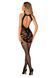 Сітчастий бодістокінг без рукавів Obsessive Bodystocking G331 S/M/L, black, з доступом в інтим-бутику EroticToys