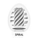 Мастурбатор-яйце Tenga Egg Spiral, щільний TPE, пробник лубриканту 5 мл в інтим-бутику EroticToys