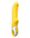 Потужний вібратор Satisfyer Vibes Yummy Sunshine з гнучким стовбуром і стимул. рельєфом, 12 режимів &mdash; купити в інтим-бутику EroticToys
