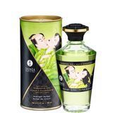 Розігрівальна олія Shunga Aphrodisiac Warming Oil &ndash; Midnight Sorbet (100 мл) без цукру, смачна &mdash; купити в інтим-бутику EroticToys