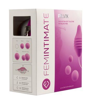 Тренажер Кегеля Femintimate Pelvix Concept з набором вантажів, анатомічно правильний &mdash; купити в інтим-бутику EroticToys