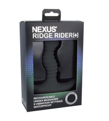 Масажер простати з вібрацією Nexus Ridge Rider Plus Black &mdash; купити в інтим-бутику EroticToys