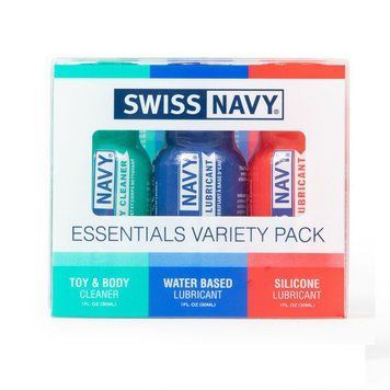 Розпродаж!!! Набір Swiss Navy Essentials Variety Pack 3 х 30 мл (термін 21.01.2027) &mdash; купити в інтим-бутику EroticToys