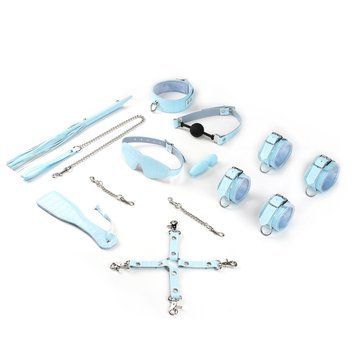 БДСМ-набір для початківців Liebe Seele Macaron 9pcs Bondage Kit-Mint, 9 предметів, мініванд &mdash; купити в інтим-бутику EroticToys