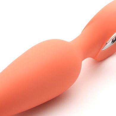 Анальна вібропробка KISTOY Orville Orange, діаметр 3 см &mdash; купити в інтим-бутику EroticToys