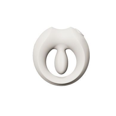 Ерекційне смарт-віброкільце Zalo Apis Ivory White, до 4 годин роботи, зарядний кейс &mdash; купити в інтим-бутику EroticToys