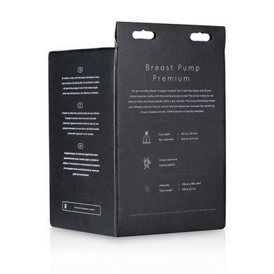 Ручна вакуумна помпа для грудей SAIZ - Breast Pump Premium &mdash; купити в інтим-бутику EroticToys