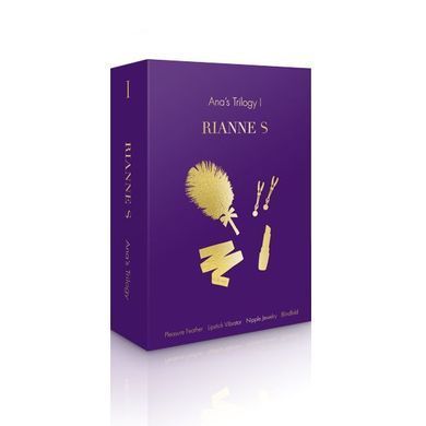 Романтичний подарунковий набір RIANNE S Ana's Trilogy Set I: помада-вібратор, затискачі, пов'язка &mdash; купити в інтим-бутику EroticToys