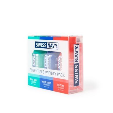 Розпродаж!!! Набір Swiss Navy Essentials Variety Pack 3 х 30 мл (термін 21.01.2027) &mdash; купити в інтим-бутику EroticToys