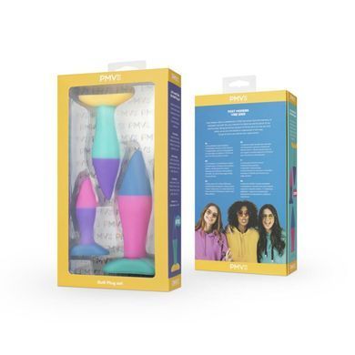 Набір анальних пробок PMV20 Koda &ndash; Butt Plug Set, діаметр 2,9 см, 3,9 см, 5 см &mdash; купити в інтим-бутику EroticToys