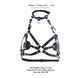 Портупея на грудь LOCKINK SEVANDA Queen Chest Harness with Removable Bra, чорна, зі знімними пестис в інтим-бутику EroticToys