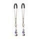 Затискач для сосків Art of Sex - Nipple Clamps Lovely Blue в інтим-бутику EroticToys