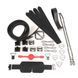 БДСМ-набір LOCKINK Bondage & Restraint Set, чорний, натуральна шкіра, фіксатори, маска, кляп в інтим-бутику EroticToys