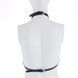 Портупея на грудь LOCKINK SEVANDA Queen Chest Harness with Removable Bra, чорна, зі знімними пестис в інтим-бутику EroticToys