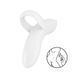 Вібратор на палець Satisfyer Bold Lover White, гнучкий в інтим-бутику EroticToys