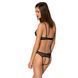 Комплект бралет з ажурним ліфом та відкритими трусиками Passion CHRISTA SET Open Bra XXL/XXXL black в інтим-бутику EroticToys