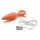Анальна вібропробка KISTOY Orville Orange, діаметр 3 см в інтим-бутику EroticToys