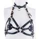 Портупея на грудь LOCKINK SEVANDA Queen Chest Harness with Removable Bra, чорна, зі знімними пестис в інтим-бутику EroticToys