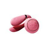 Смартвібратор для пар Zalo Fanfan set Rouge Pink, пульт ДК &mdash; купити в інтим-бутику EroticToys
