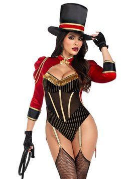 Костюм циркачки Leg Avenue Ravishing Ringmaster Bodysuit M &mdash; купити в інтим-бутику EroticToys