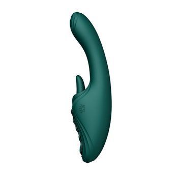 Смарт-вібратор Zalo Ares Turquoise Green, підігрів, 3 мотори, язичок для клітора, стимуляція точки G &mdash; купити в інтим-бутику EroticToys