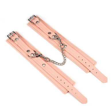 Поножі Liebe Seele Dark Candy Pink Ankle Cuffs, знімний ланцюжок &mdash; купити в інтим-бутику EroticToys