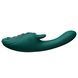 Смарт-вібратор Zalo Ares Turquoise Green, підігрів, 3 мотори, язичок для клітора, стимуляція точки G в інтим-бутику EroticToys