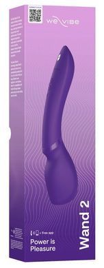 Смарт-вібромасажер We-Vibe Wand 2 Purple, дуже потужний, функція Smart Silence &mdash; купити в інтим-бутику EroticToys
