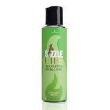 Зігрівальний масажний гель Sensuva Sizzle Lips Caramel Apple (125 мл), без цукру, їстівний &mdash; купити в інтим-бутику EroticToys