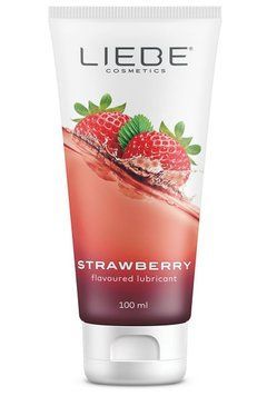 Лубрикант на водній основі Liebe Lubricant Strawberry 100 мл &mdash; купити в інтим-бутику EroticToys