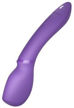 Смарт-вібромасажер We-Vibe Wand 2 Purple, дуже потужний, функція Smart Silence &mdash; купити в інтим-бутику EroticToys