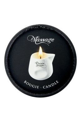 Масажна свічка Plaisirs Secrets Vanilla (80 мл) подарункове паковання, керамічний посуд &mdash; купити в інтим-бутику EroticToys