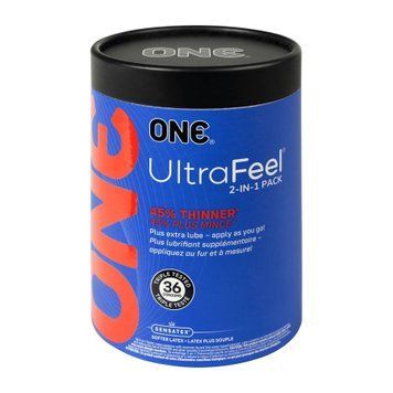Презервативи ONE Ultra Feel, з додатковою змазкою, 36 шт (м'яте паковання!!!) &mdash; купити в інтим-бутику EroticToys