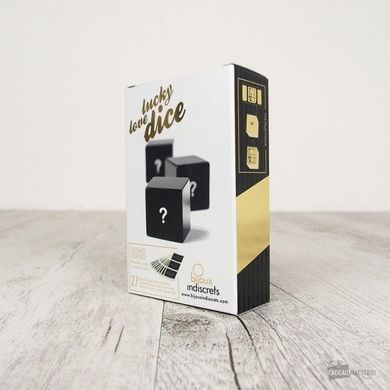 Гральні кубики Bijoux Indiscrets Lucky Love Dice (м'ята упаковка!!!) &mdash; купити в інтим-бутику EroticToys