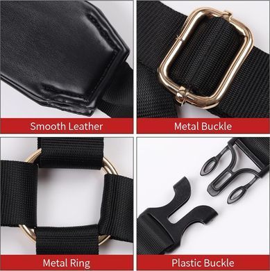 БДСМ-набір LOCKINK YEAHWOW Black Doggy Style Saddle set &mdash; купити в інтим-бутику EroticToys