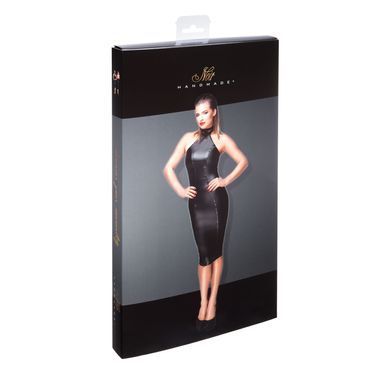 Сукня-олівець з мокрим ефектом Noir Handmade F160 Powerwetlook pencil dress, S &mdash; купити в інтим-бутику EroticToys