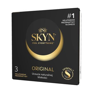 Замовити анонімно: Безлатексні преміум-презервативи SKYN Original 3 шт Безлатексні преміум-презервативи SKYN Original 3 шт — купити в інтим-бутику EroticToys