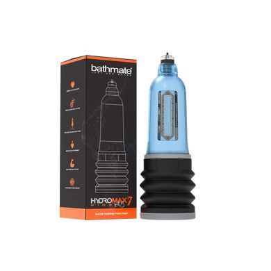 Замовити анонімно: Гідропомпа Bathmate Hydromax 7 WideBoy Blue, для члена довжиною від 12,5 до 18 см, діам.до 5,5 см Гідропомпа Bathmate Hydromax 7 WideBoy Blue, для члена довжиною від 12,5 до 18 см, діам.до 5,5 см — купити в інтим-бутику EroticToys