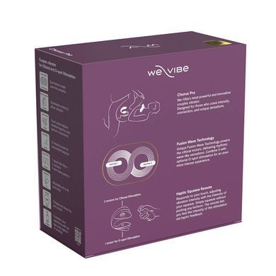 Смарт-вібратор для пар We-Vibe Chorus Pro Satin Black &mdash; купити в інтим-бутику EroticToys