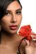 Силіконовий кляп з трояндою Master Series: Blossom Silicone Rose Gag &ndash; Red в інтим-бутику EroticToys