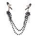 Затискач для сосків Art of Sex - Nipple clamps Sexy Jewelry Black в інтим-бутику EroticToys