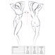 Боді монокіні Passion ADARA BODY S/M, black в інтим-бутику EroticToys